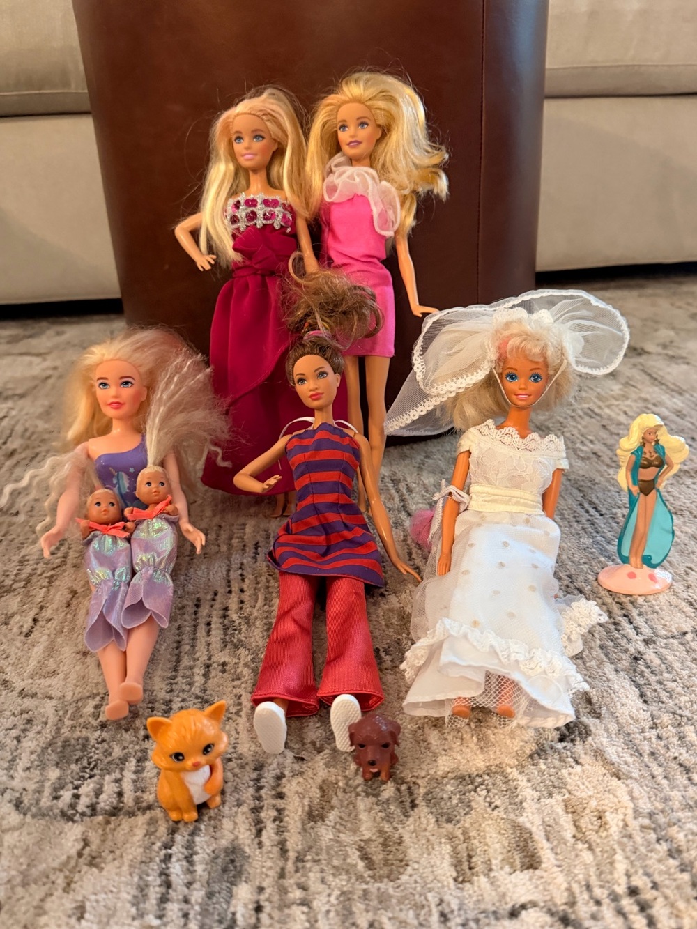 Barbie Assorted Doll Lot with vintage and new dolls twin mermaid babies - Picture 6 of 10